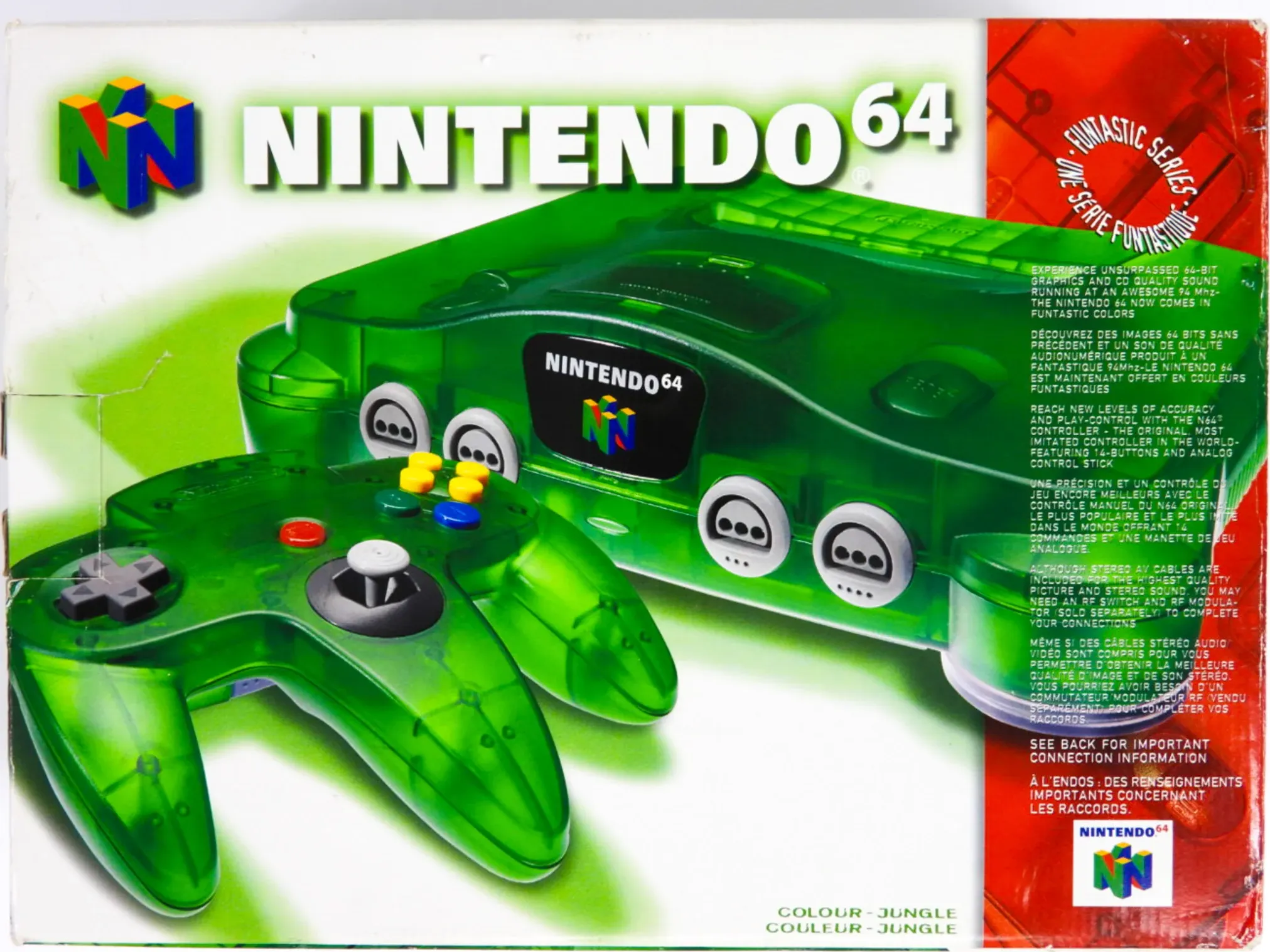Nintendo 64 Jungle Green box art for Nintendo 64