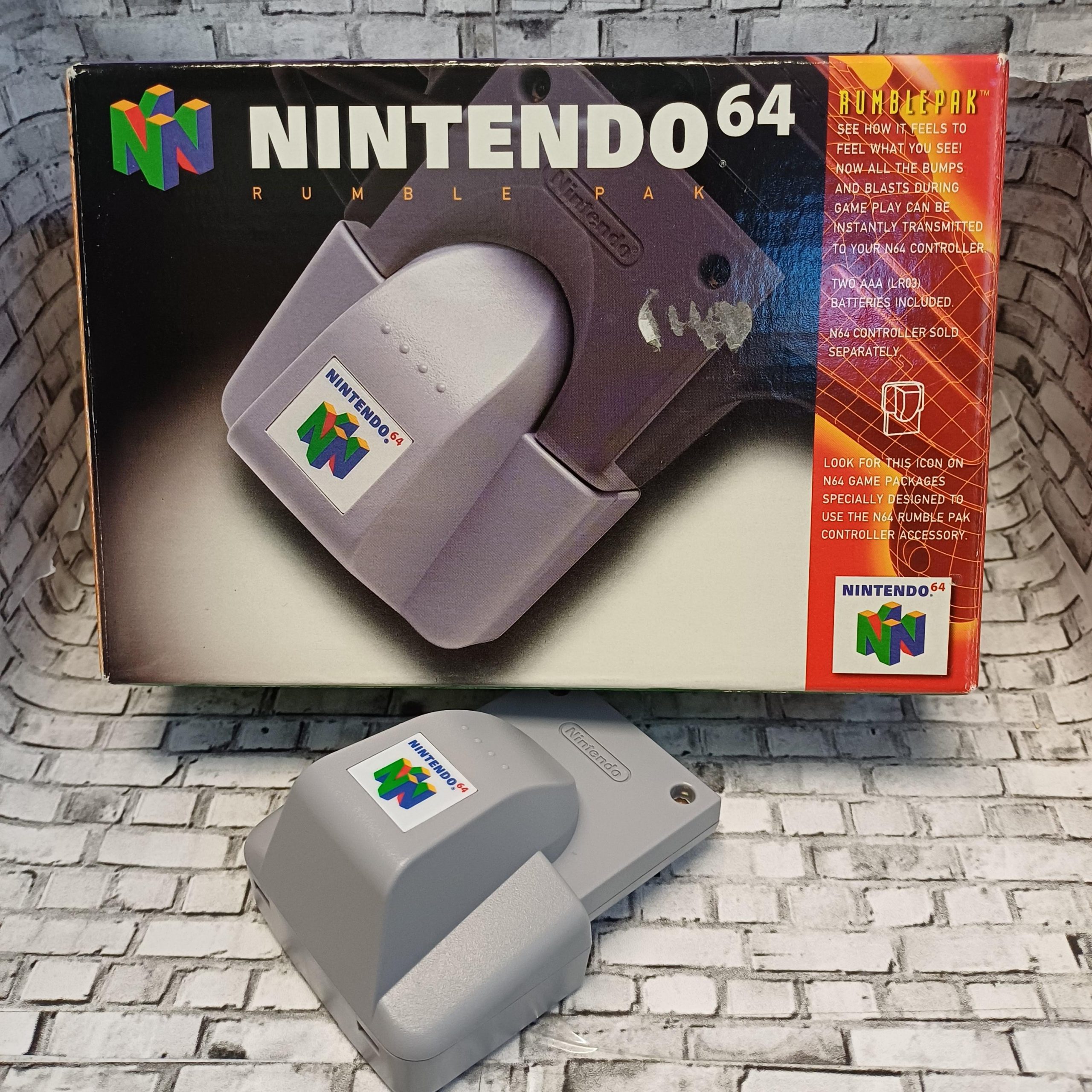 Rumble Pack box art for Nintendo 64