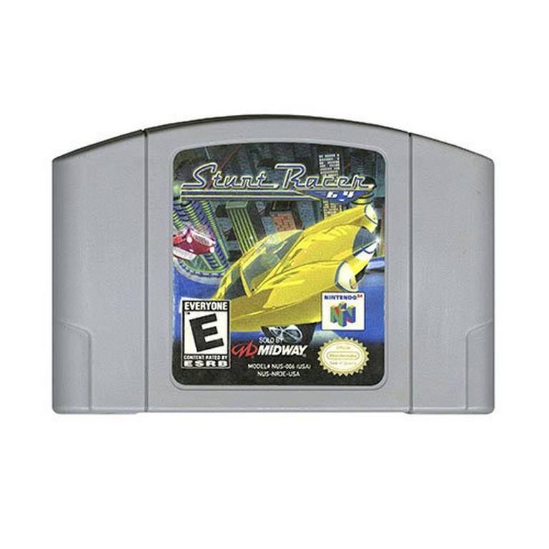 Stunt Racer box art for Nintendo 64