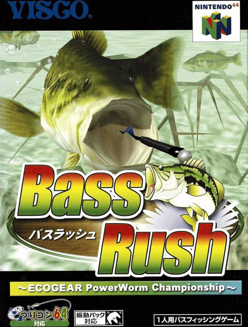 Bass Rush box art for Nintendo 64