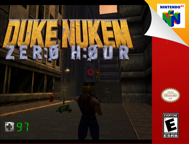 Duke Nukem Zero Hour box art for Nintendo 64