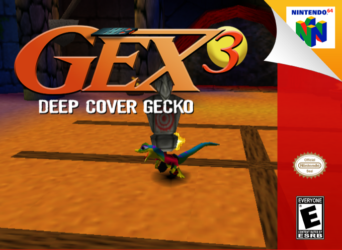 Gex 3: Deep Cover Gecko box art for Nintendo 64