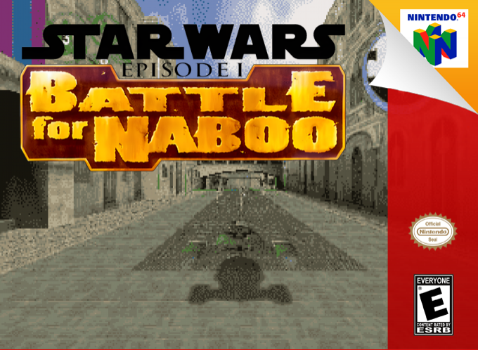 Star Wars Episode I: Battle for Naboo box art for Nintendo 64