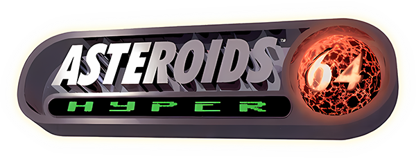 Asteroids Hyper 64 logo for Nintendo 64