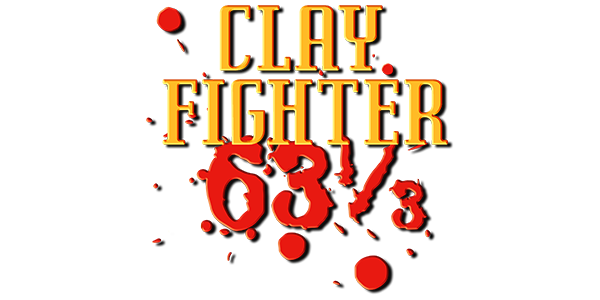 ClayFighter 63 1/3 logo for Nintendo 64