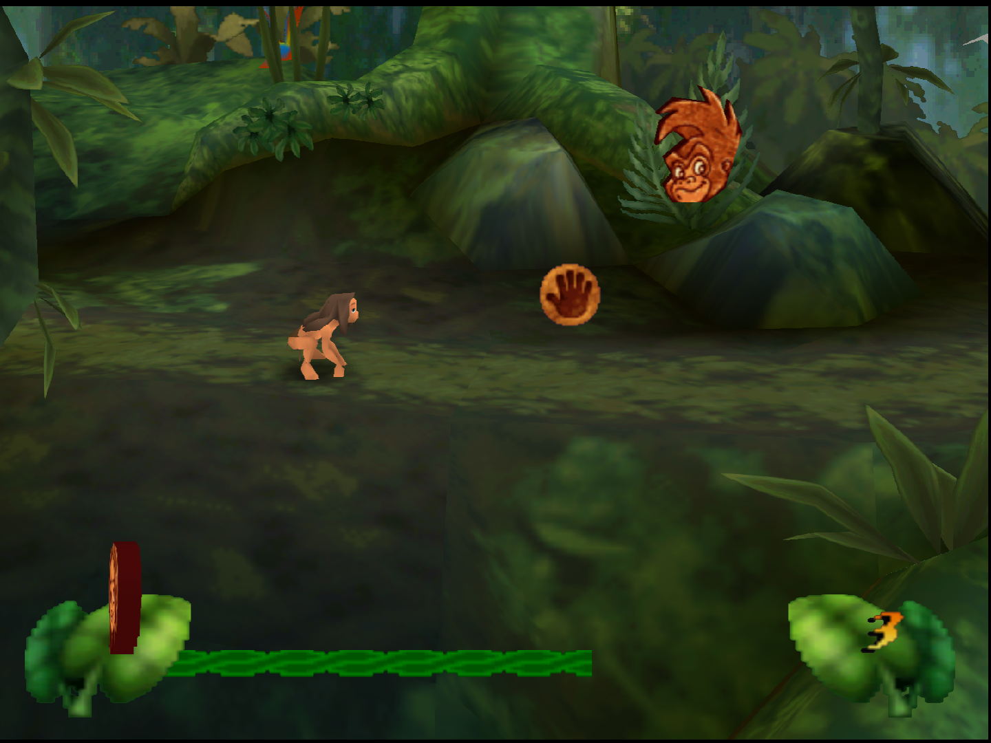 Disney's Tarzan screenshot 2 for Nintendo 64
