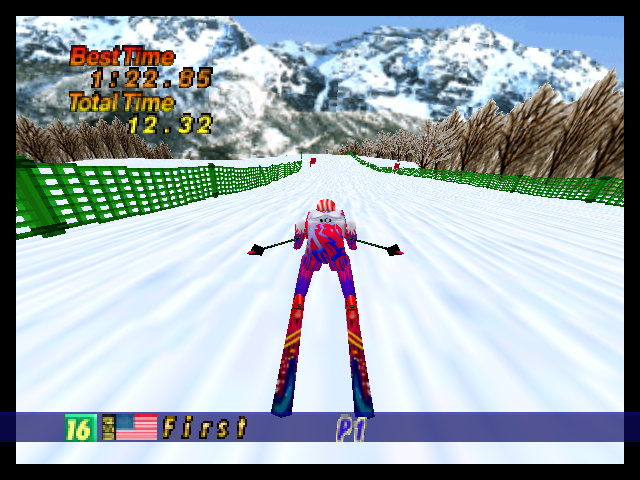 Nagano Winter Olympics '98 screenshot 3 for Nintendo 64