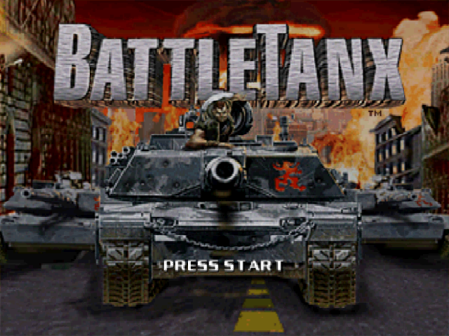 BattleTanx title screen for Nintendo 64