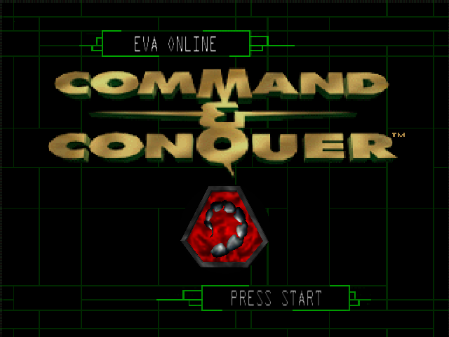 Command & Conquer title screen for Nintendo 64
