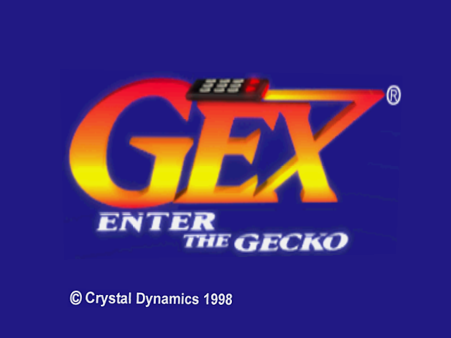 Gex 64 Enter the Gecko title screen for Nintendo 64