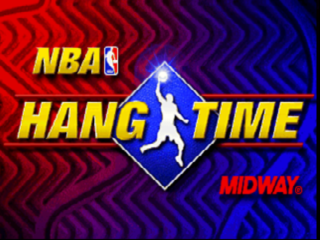 NBA Hangtime title screen for Nintendo 64