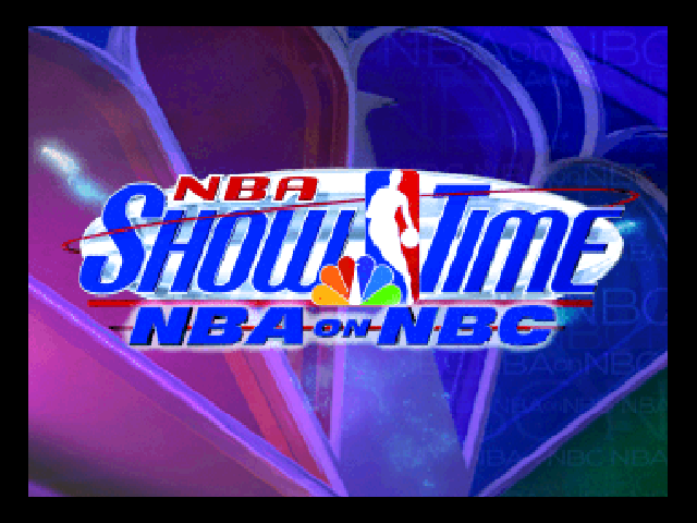 NBA Showtime title screen for Nintendo 64