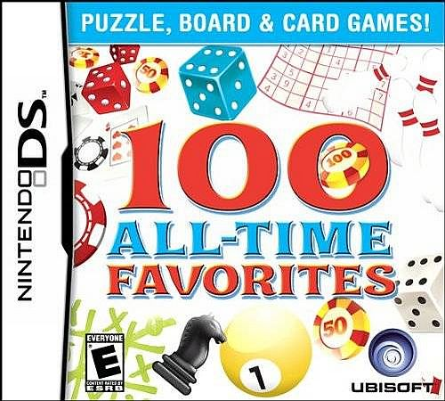 100 All-Time Favorites box art for Nintendo DS