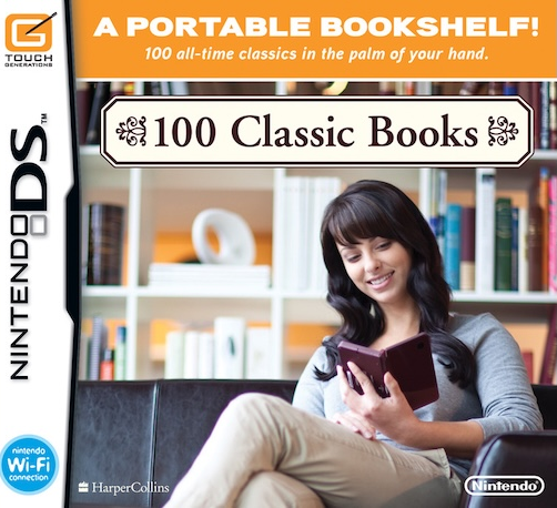 100 Classic Books box art for Nintendo DS