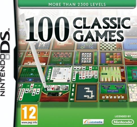 100 Classic Games box art for Nintendo DS