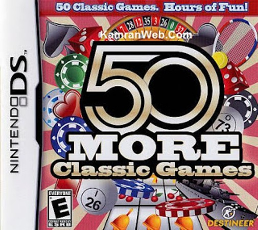 50 More Classic Games box art for Nintendo DS