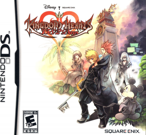 Kingdom Hearts 358/2 Days box art for Nintendo DS