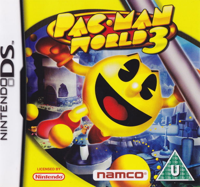Pac-Man World 3 box art for Nintendo DS