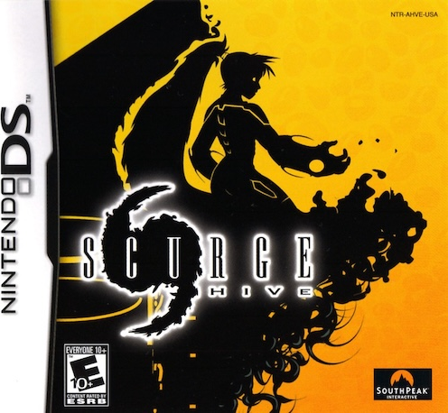 Scurge Hive box art for Nintendo DS