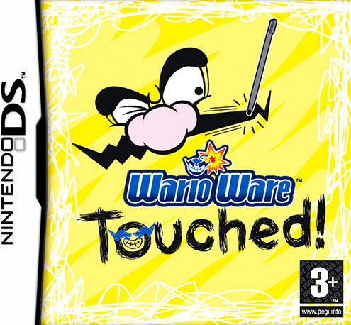Wario Ware Touched box art for Nintendo DS