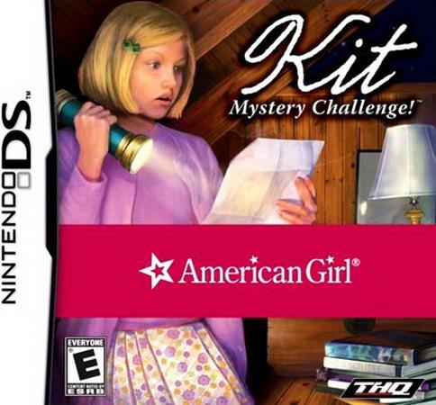 American Girl Kit Mystery Challenge box art for Nintendo DS