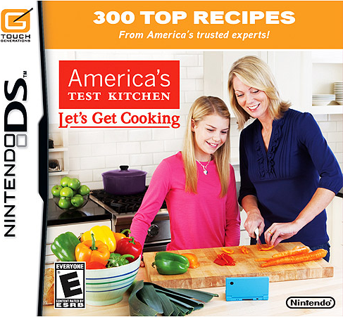 America's Test Kitchen: Let's Get Cooking box art for Nintendo DS