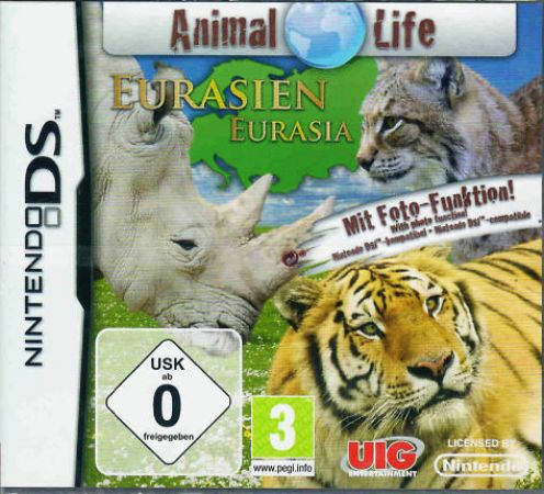 Animal Life: Eurasia box art for Nintendo DS