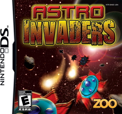 Astro Invaders box art for Nintendo DS