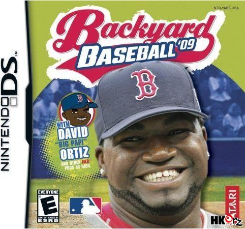 Backyard Baseball 09 box art for Nintendo DS