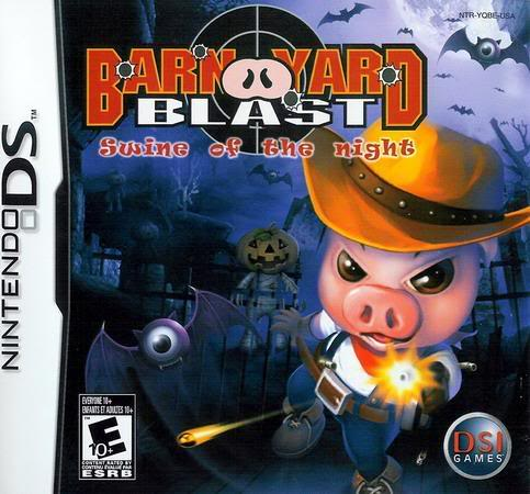 Barnyard Blast box art for Nintendo DS