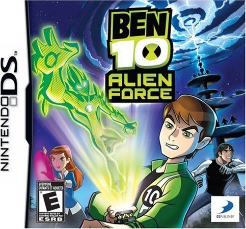 Ben 10 Alien Force box art for Nintendo DS