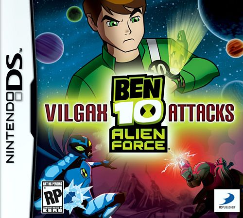 Ben 10: Alien Force: Vilgax Attacks box art for Nintendo DS