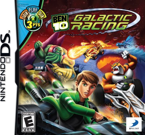 Ben 10: Galactic Racing box art for Nintendo DS
