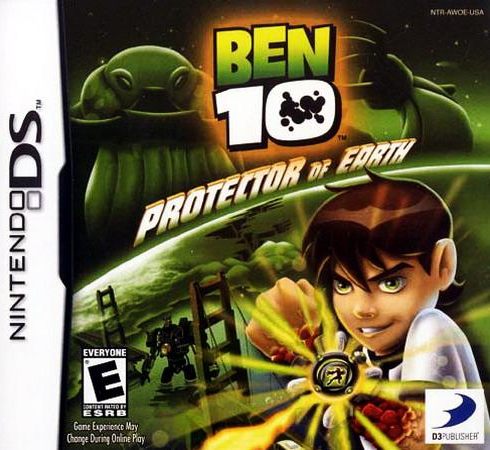 Ben 10 Protector of Earth box art for Nintendo DS