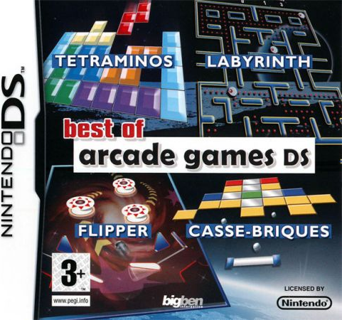 Best of Arcade Games DS box art for Nintendo DS
