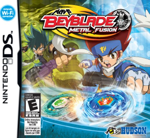 Beyblade: Metal Fusion box art for Nintendo DS