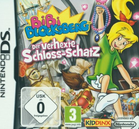 Bibi Blocksberg: Der Verhexte Schloss-Schatz box art for Nintendo DS