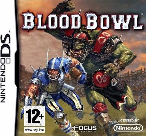 Blood Bowl box art for Nintendo DS