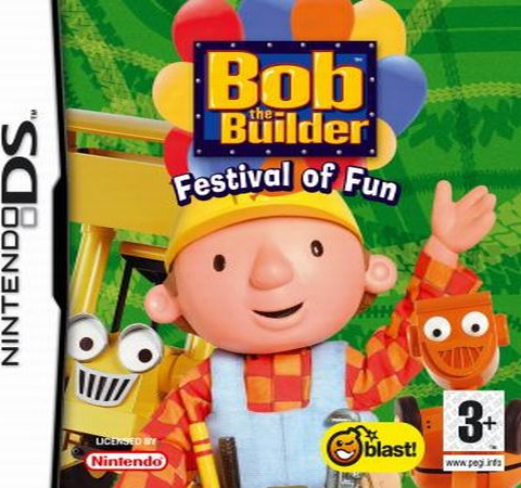 Bob the Builder Festival of Fun box art for Nintendo DS