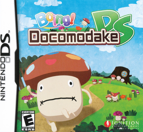 Boing: Docomodake DS box art for Nintendo DS