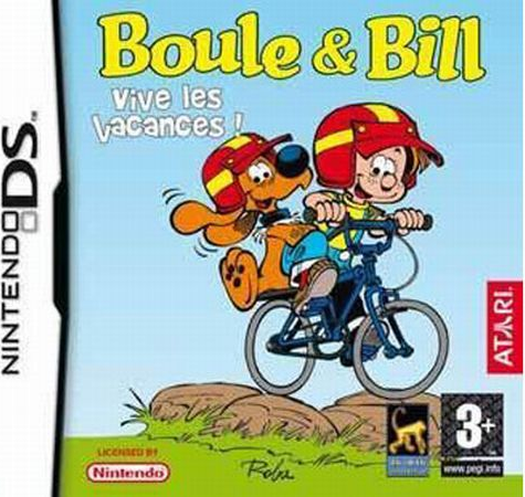Boule & Bill: Vive Les Vacances box art for Nintendo DS