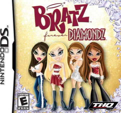 Bratz Forever Diamondz box art for Nintendo DS