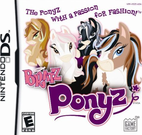 Bratz Ponyz box art for Nintendo DS
