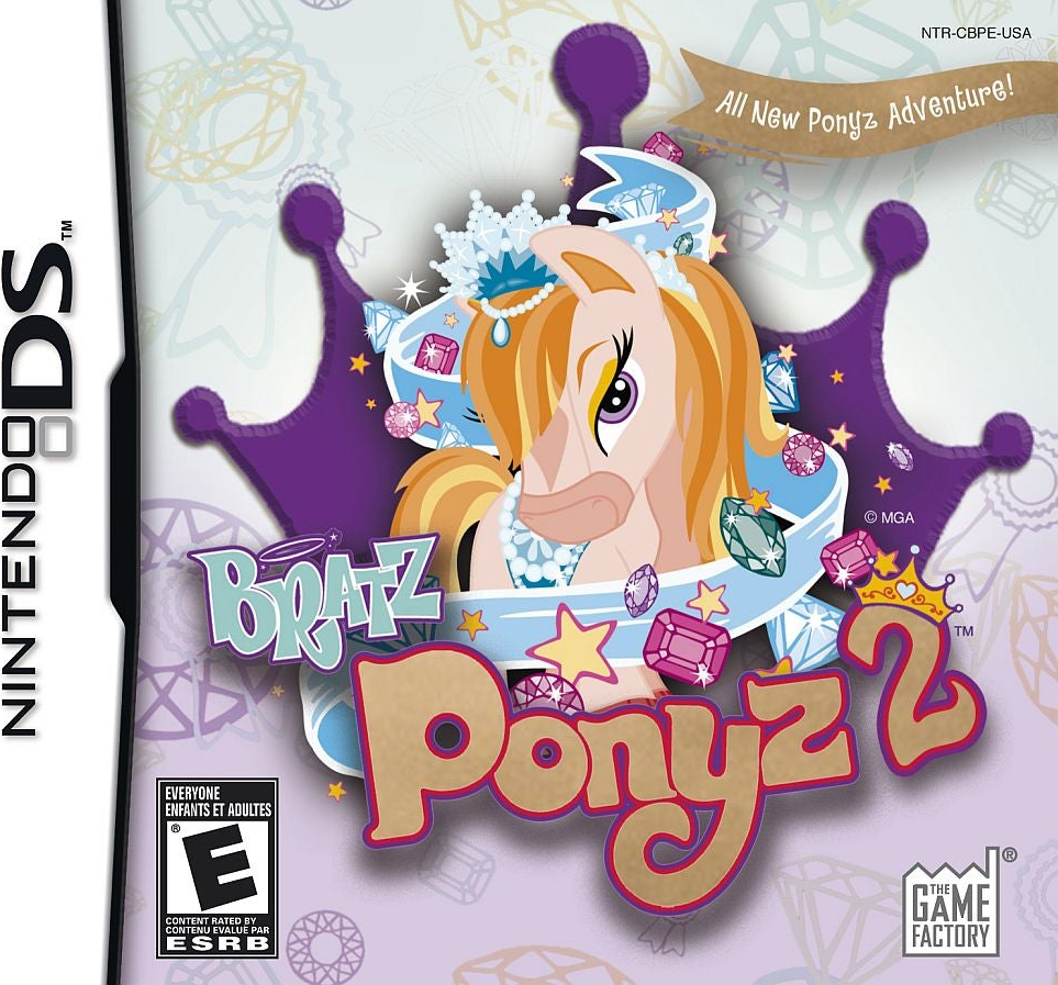 Bratz Ponyz 2 box art for Nintendo DS