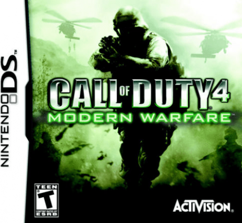 Call of Duty 4 Modern Warfare box art for Nintendo DS