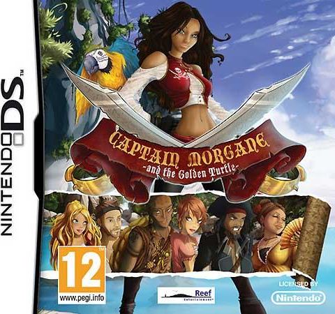 Captain Morgane and the Golden Turtle box art for Nintendo DS