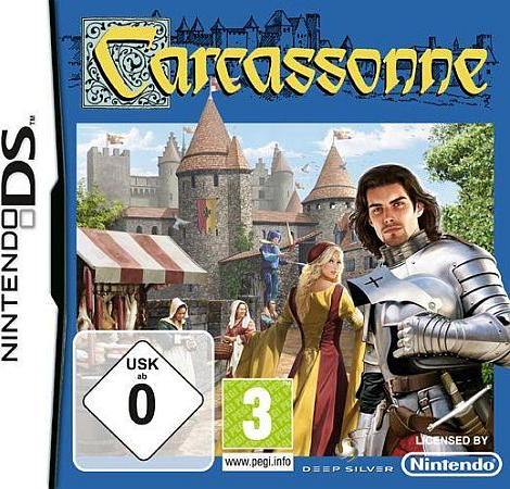 Carcassonne box art for Nintendo DS