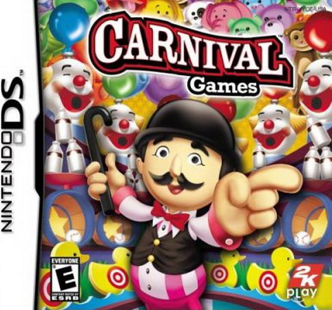Carnival Games box art for Nintendo DS