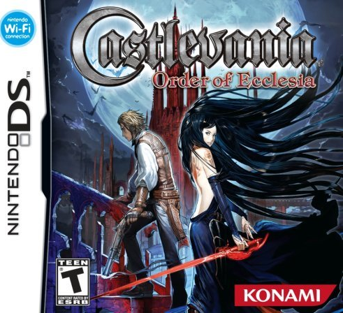 Castlevania: Order of Ecclesia box art for Nintendo DS