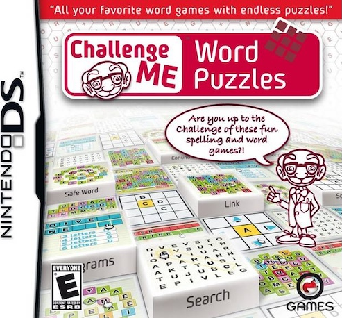 Challenge Me: Word Puzzles box art for Nintendo DS